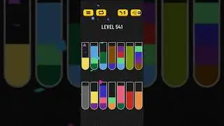Water sort puzzle level 541
