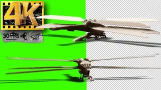 Dune | Ornithopter Green Screen - Footage 4K