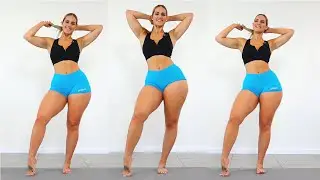 THICK THIGHS and Stomach Workout!! She Squats!!!