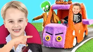 Kids in Halloween Trick or Treat stories
