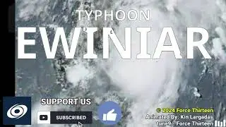 Track of Typhoon Ewiniar (2024)