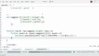 JavaScript 2-Dimensional Arrays