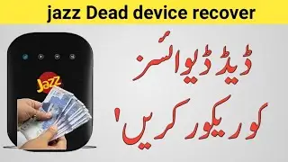 Jazz 4G WIFI Device MF673 Dead Recover Repair all Version 2021 | How To Earn Money Online |