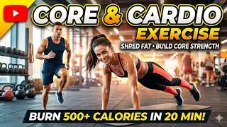 Core & Cardio exercise for beginners 