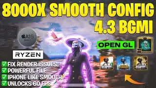 Bgmi Lag Fix Config 4.3🔥Ultra Smooth Lag Fix Pubg Lag Fix Config 4.3