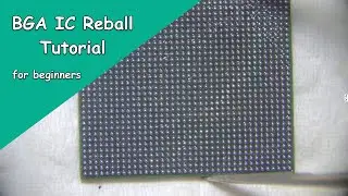 BGA IC Reball Tutorial for Beginners iPhone Repair 【REVIEW】AMAOE Thermal Pad