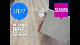 Step 7 - Sanding - Treasure Box