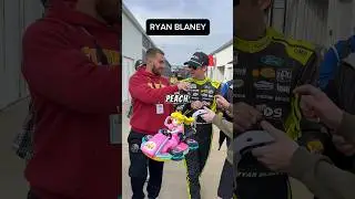 Asking NASCAR drivers what their go to Mario Kart character is #nascar #racing #richmondraceway