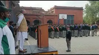 School Assembly Performance. COE Govt Pilot Secondary School, Sialkot.