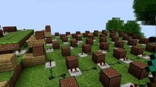 Hysteria Bass line in minecraft