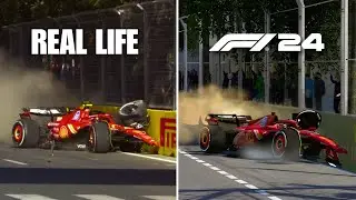 RECREATING F1 2024 CRASHES | F1 24