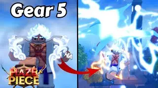 GEAR 5 the Best Showcase | Haze Piece Roblox