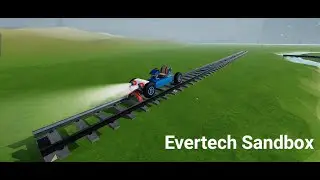лёгкий поезд//light train//Evertech Sandbox