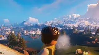 HOW BIG IS THE MAP in Lego Fortnite? Sprint Across a Map