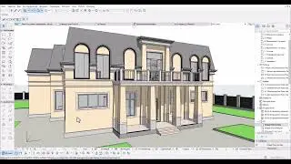 Как переключаться между стилями в 3d окне архикада