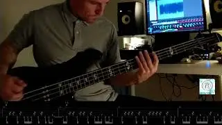 Periphery - Icarus Lives (4-String Bass Cover Drop A# with Tabs)