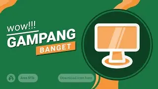 Monitor Single Icon dengan Adobe Illustrator - Learn Icon Design
