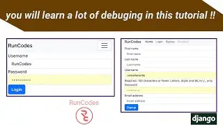 How to Create Login and Registration(Signup) Form using Django & Bootstrap? [COMPREHENSIVE TUTORIAL]