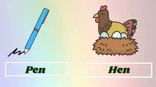 Rhyming words for kids | rhyming words | Rhyming words in English with pictures