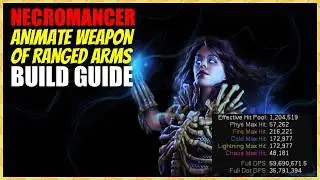 Animated Ranged Weapons Necro | Best off-Meta build ever! | End Game Guide | POE 3.28