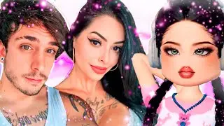 ensinei minha NAMORADA a jogar ROBLOX kkkkkkkk