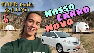 NEW CAR TOUR + GLAMPING CAMPING in Utah