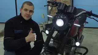 Лучший Свет для моего Мотоцикла ! Тестируем Биксенон ночью- за городом и в городе ! Результат ОГОНЬ!