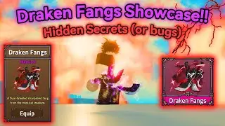 Draken Fangs Showcase | Hidden secrets or bugs (King Legacy Update 7.1!)