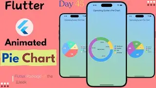 Flutter Pie Chart || How to Create Beautiful Flutter Pie Charts || Flutter Pie Chart Animation