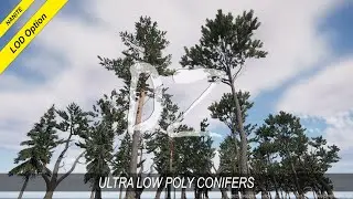 DZ Trees - Ultra Low Poly Conifers