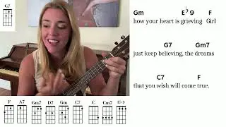 A Dream is a Wish your Heart Makes Ukulele Tutorial