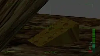 Perfect Dark - Hidden Cheese Walkthrough: Skedar Ruins - Battle Shrine