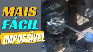 Tirar pinhão soldado e colocar um novo da maneira correta