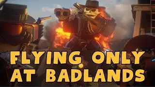 Flying Towers Only in Badlands Map in TDS! Tower Defense Simulator