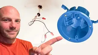 Install a Junction box in existing drywall