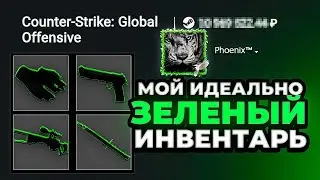 ЗЕЛЕНЫЙ ИНВЕНТАРЬ В КСГО ЗА 500,000 Р| МОЙ НОВЫЙ СЕТ В CS:GO
