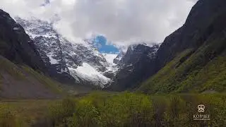 Водопады Северной Осетии. "Хрустальный"