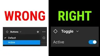 Figma tutorial: Active state for buttons in Figma
