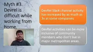 Busting Myths around DevRel - Developer Relations