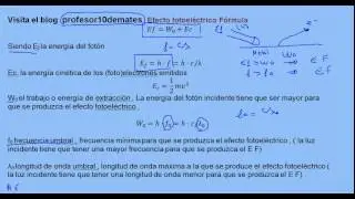 Photoelectric effect formula explanation 🔝