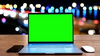 Notebook Green Screen Anima Video Effect - Зеленый экран эфект в ноутбуке