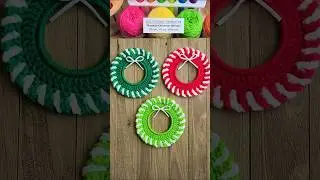 Crochet Christmas Wreath 