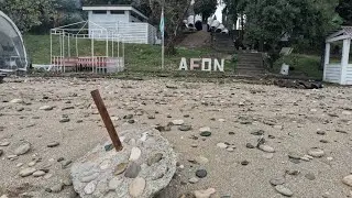 ВСЕ ПЛЯЖИ Нового Афона ПОСЛЕ ШТОРМА Абхазия 28. 11.2023г.