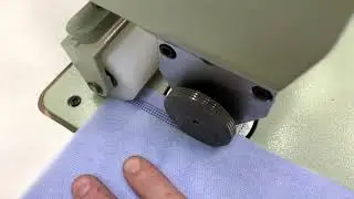 Как работает сварочно-отрезной ролик Р18Т1, на ультразвуковой, швейной машинке Узш 20-50 СВАРПЛАСТ?