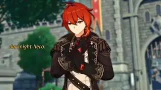 There You Are ! - Diluc's Voice  ~ but the video is lagging ~ / Genshin Impact /