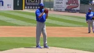 NBA Tracy McGrady Pitching Sugarland Skeeters HD