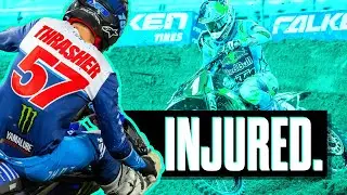 INJURED. Nate Thrasher, Chase Sexton, Ryder Difrancesco & More Updates After Glendale SX Crash