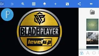 blade player gold and silver logo | How to make gold and silver logo | Logo editing videos | Scntube