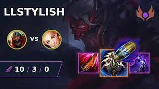 [ LLStylish ] Zed MID vs Lux | NA MASTER | LOL Season 2024