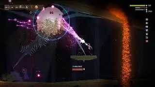 Noita boss kill & teleportitis show-off.